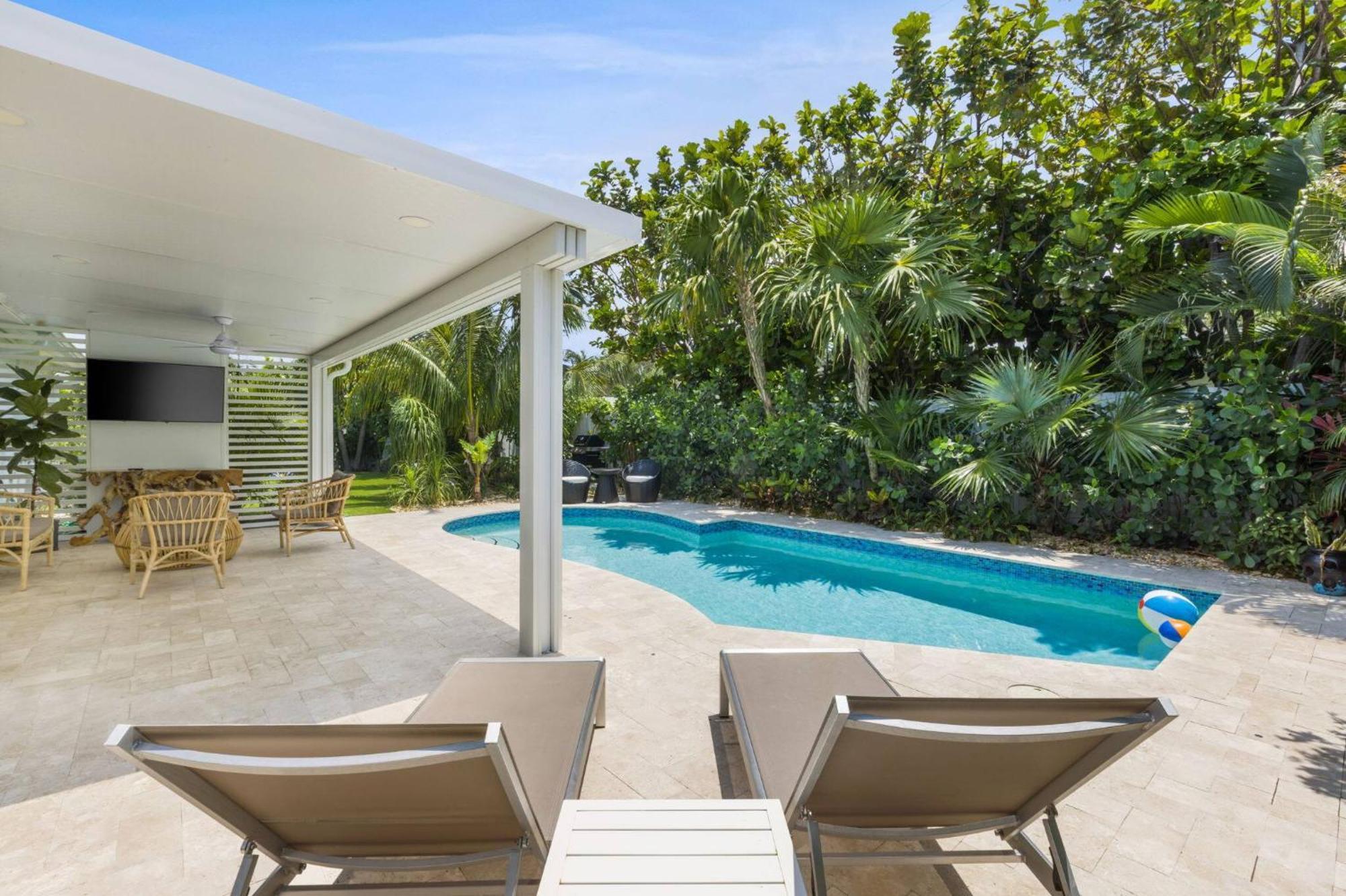 New! Luxurious Villa With Pool In ウェストパームビーチ エクステリア 写真